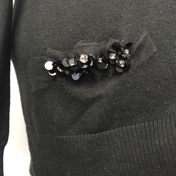 Simply Vera VeraWang Cardigan Black Size M - Picture 2 of 8